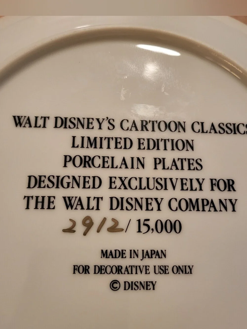 Walt Disney Mickey Mouse 'Trader Mickey' Decorative Plate - Black, Blue, Yellow